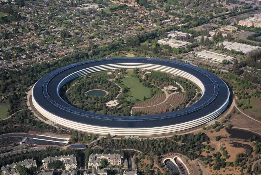 Apple Park aus der Luft